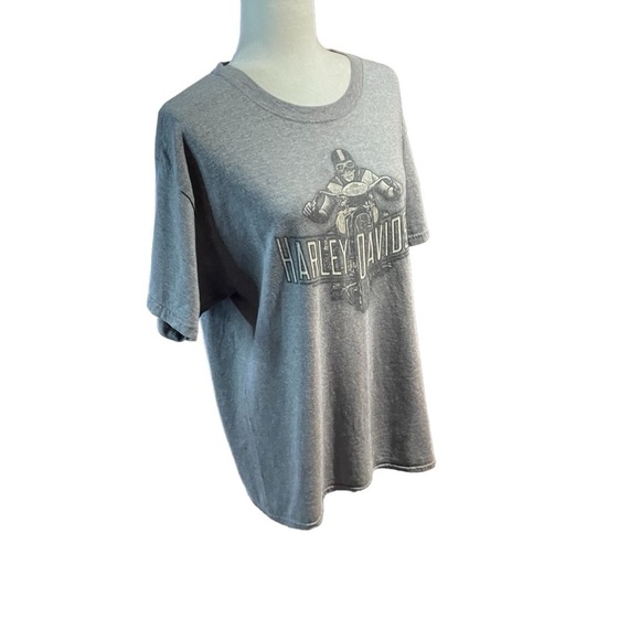 Harley Davidson Men’s  T-Shirt Sleeve Pullover-Gatineau, Quebec - Size Large - Picture 3 of 13